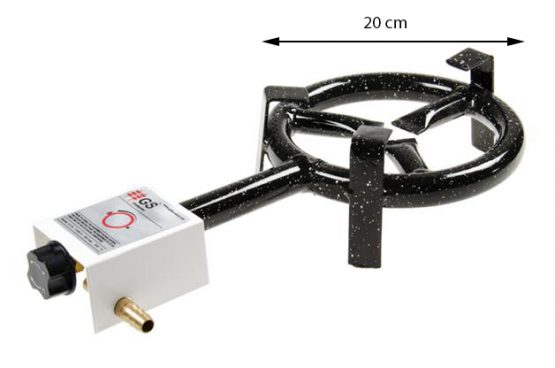 GrillSymbol utomhus gasolbrännare 5kw/ ø 20 cm