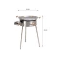 GrillSymbol stekhäll gasol PRO-580 inox, ø 58 cm