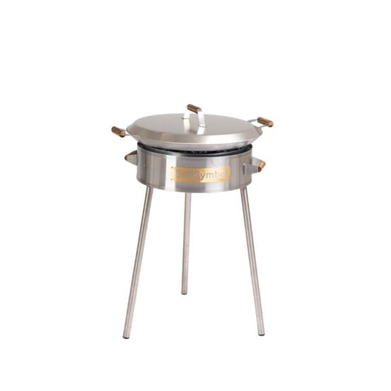 GrillSymbol stekhäll gasol PRO-580 inox, ø 58 cm