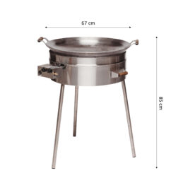 GrillSymbol gasol wok utomhus PRO-675, ø 67 cm