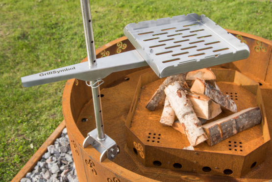 GrillSymbol eldstad utomhus Legend-XL ø 116 cm