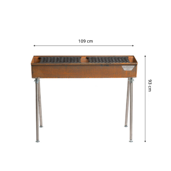 GrillSymbol kolgrill Naked Chef XL