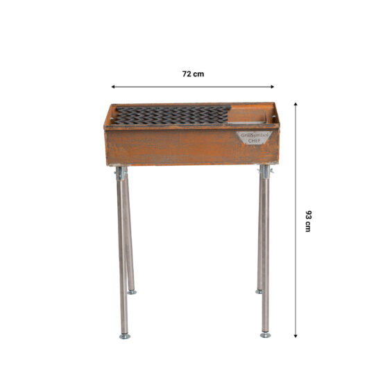 GrillSymbol Naked Chef Charcoal BBQ