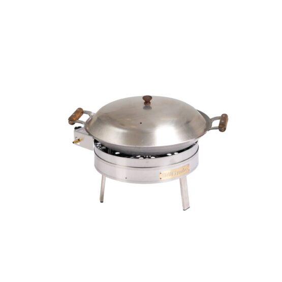 GrillSymbol gasol wok utomhus PRO-450 inox, ø 45 cm