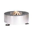 GrillSymbol rostfritt stål eldstad utomhus Luna Silver ø 119 cm