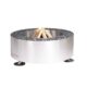GrillSymbol rostfritt stål eldstad utomhus Luna Silver ø 119 cm