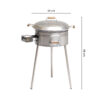 GrillSymbol Cataplana set PRO-545 CAT, ø 54 cm