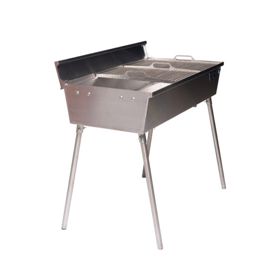 GrillSymbol kolgrill Naked Chef XXL Silver