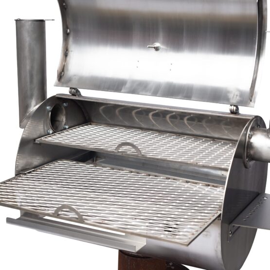 GrillSymbol BBQ rökgrill Smoky Beast Silver