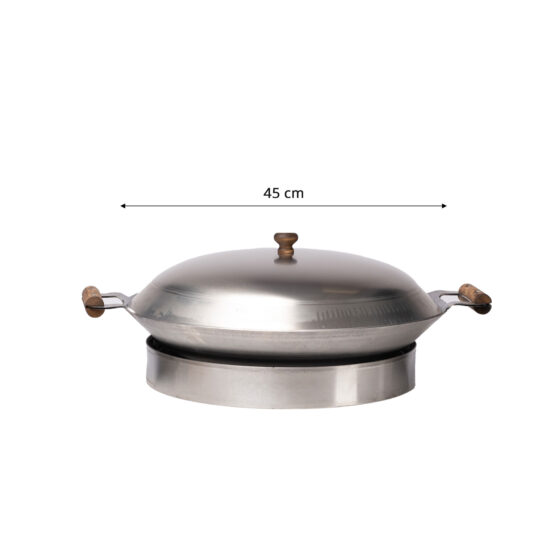 GrillSymbol Cataplana panna+adapter WS-450 CAT, ø 45 cm