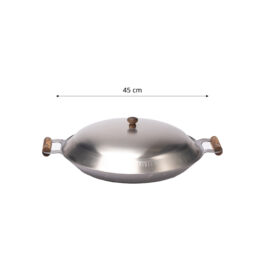 GrillSymbol Cataplana panna WP-450 CAT inox, ø 45 cm