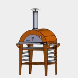 GrillSymbol pizzaugn med bord Pizzo-set