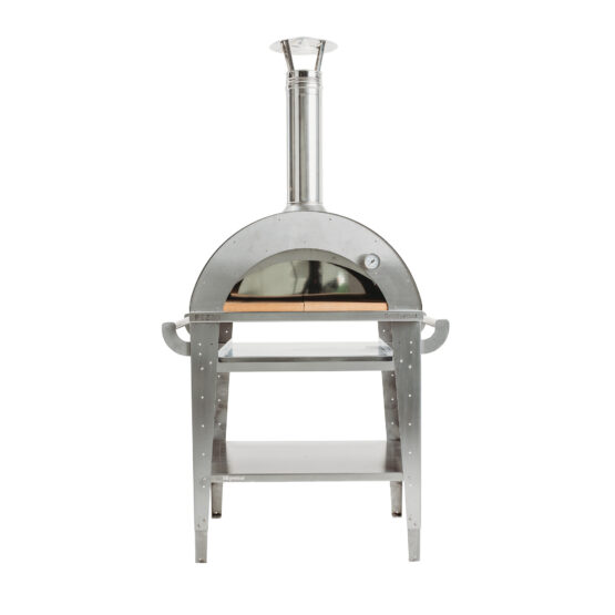 GrillSymbol pizzaugn med bord Pizzo-set-inox