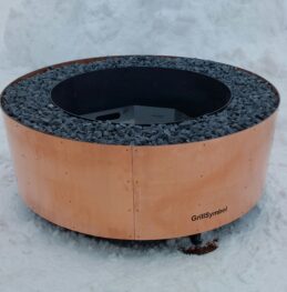 GrillSymbol eldstad utomhus Luna Copper ø 119 cm