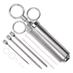 GrillSymbol köttinjektor + 3 nålar (Ring design)
