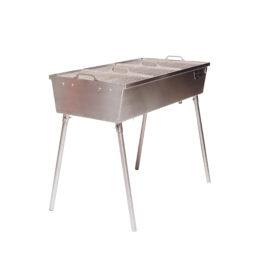 GrillSymbol kolgrill Naked Chef XXL Silver
