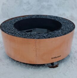 GrillSymbol eldstad utomhus Luna Copper ø 119 cm