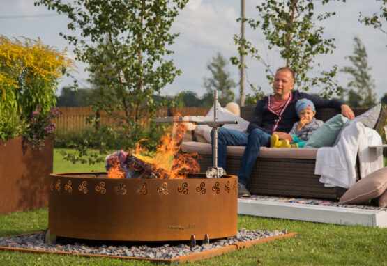 GrillSymbol eldstad utomhus Legend-XL ø 116 cm