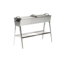 GrillSymbol kolgrill Naked Chef Silver