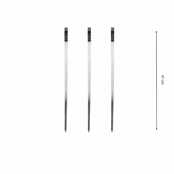 GrillSymbol grillspett 3 pc x 47 cm GrillSymbol grillspett 3 pc x 47 cm