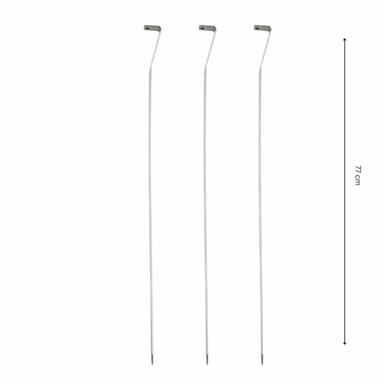 GrillSymbol grillspett 3 pc x 77 cm