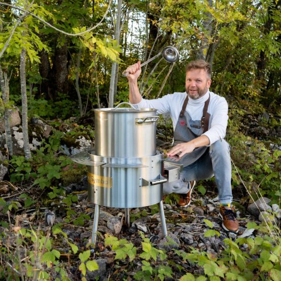 GrillSymbol Soppstation med gasolbrännare 17 L