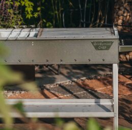 GrillSymbol kolgrill Naked Chef Silver