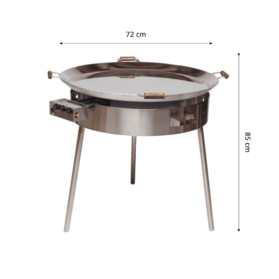 OUTLET GrillSymbol stekhäll gasol PRO-960 inox, ø 96 cm