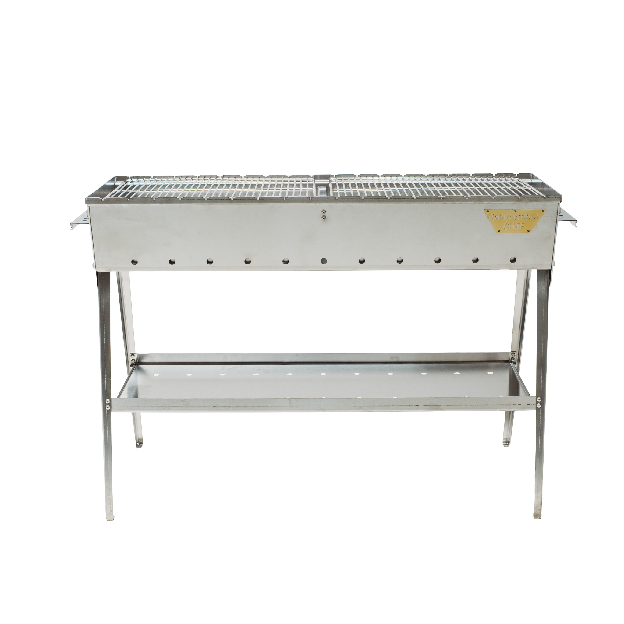 GrillSymbol kolgrill Naked Chef XL Silver GrillSymbol kolgrill Naked Chef XL Silver
