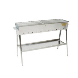 GrillSymbol kolgrill Naked Chef XL Silver