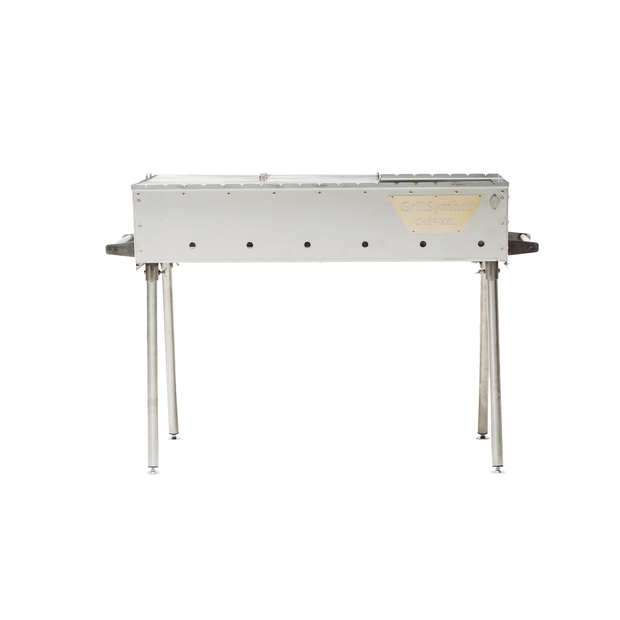 GrillSymbol kolgrill Naked Chef XXL Silver GrillSymbol kolgrill Naked Chef XXL Silver