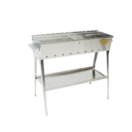 GrillSymbol kolgrill Naked Chef Silver