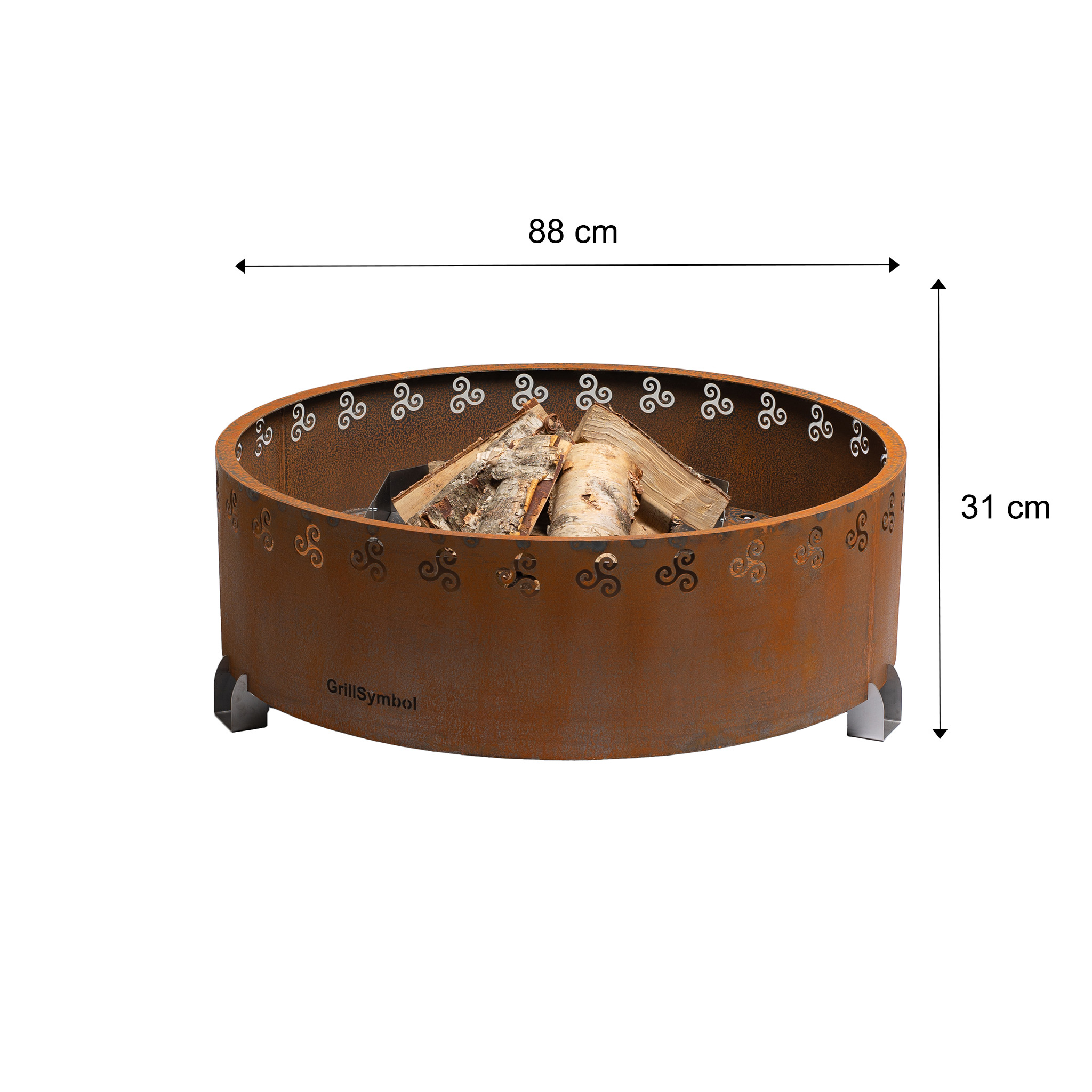GrillSymbol eldstad utomhus Legend ø 88 cm MIDSOMMARERBJUDANDE GrillSymbol eldstad utomhus Legend ø 88 cm MIDSOMMARERBJUDANDE